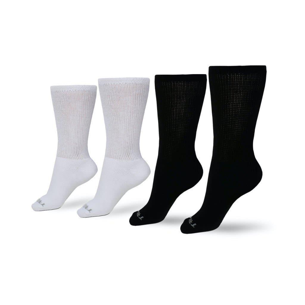 Women's Ultra-Soft Upper Calf Diabetic Socks (4 Pair) — diabetic foot care by DSC