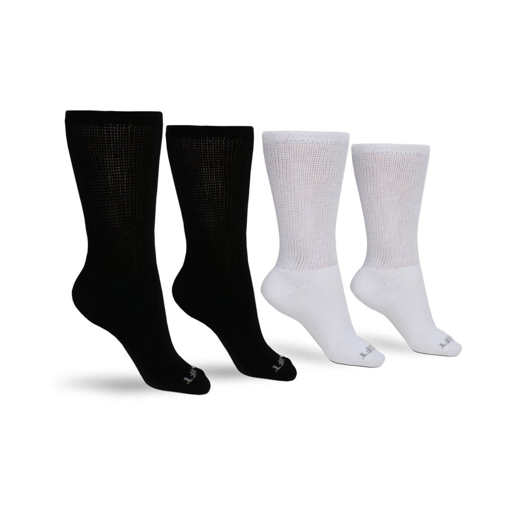 DSC Men's Ultra-Soft Upper Calf Diabetic Socks (4 Pair) — lifestyle context