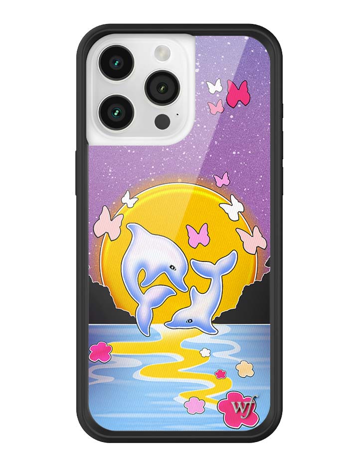 Wildflower Cases Dolphin Sunset iPhone Case — lifestyle context