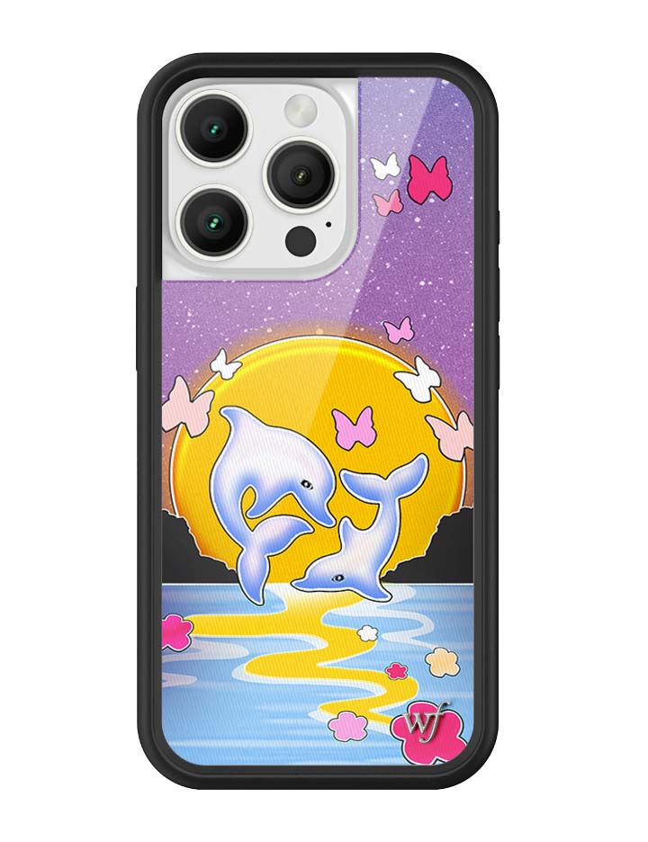 Wildflower Cases Dolphin Sunset iPhone Case — product on model