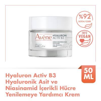 Avene Hyaluron Activ B3 Moisturizing Face Cream - Anti-aging Skincare with Hyaluronic Acid & Niacinamide