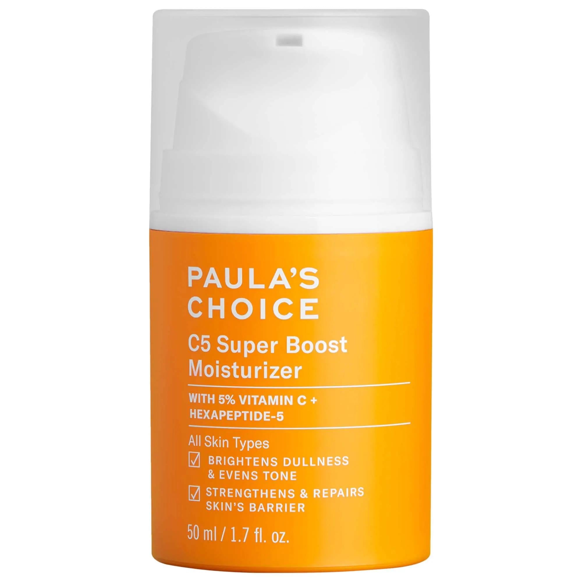 C5 Super Boost Vitamin C Moisturizer: Brighten, Even Tone, & Hydrate - Anti-Aging, Cruelty-Free Face Cream for Dull Skin