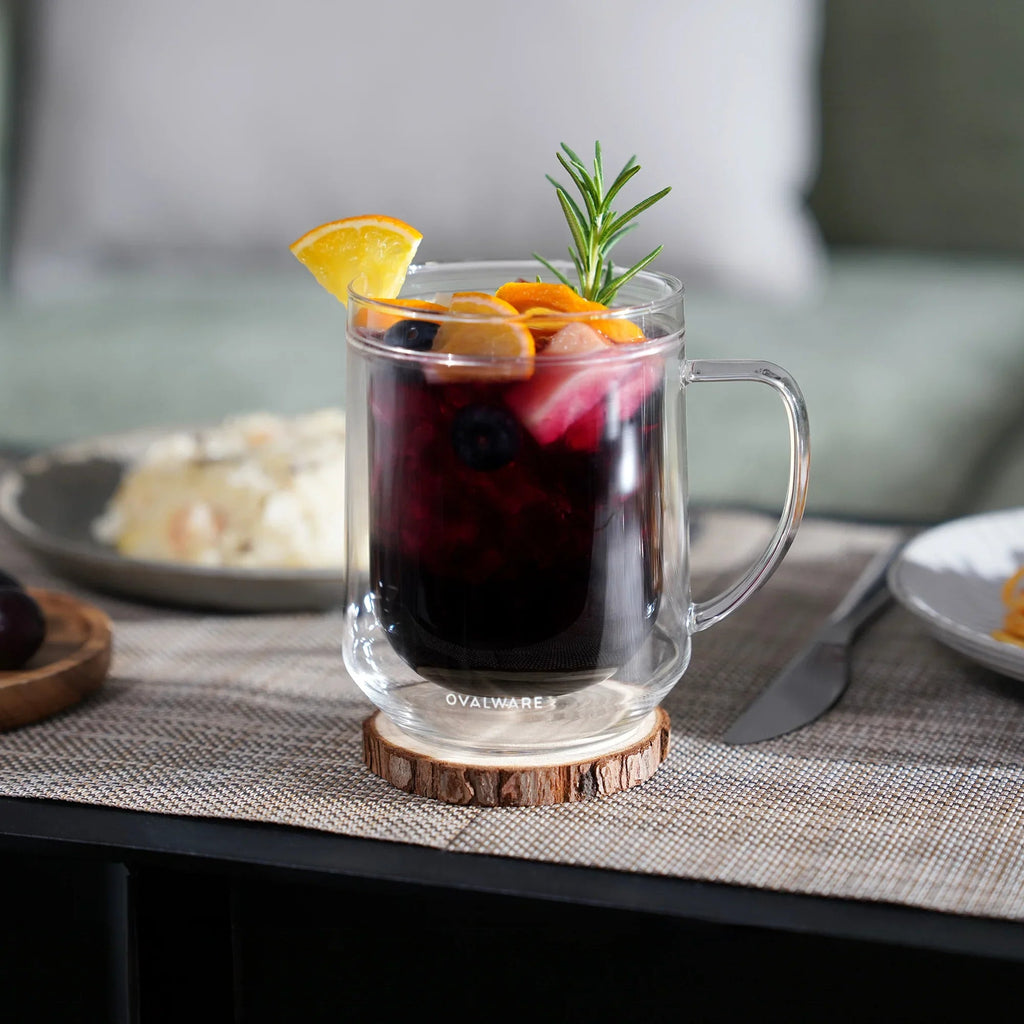 Double Wall Mug - 500ml/17oz (Set of 2) – Ovalware, view 12