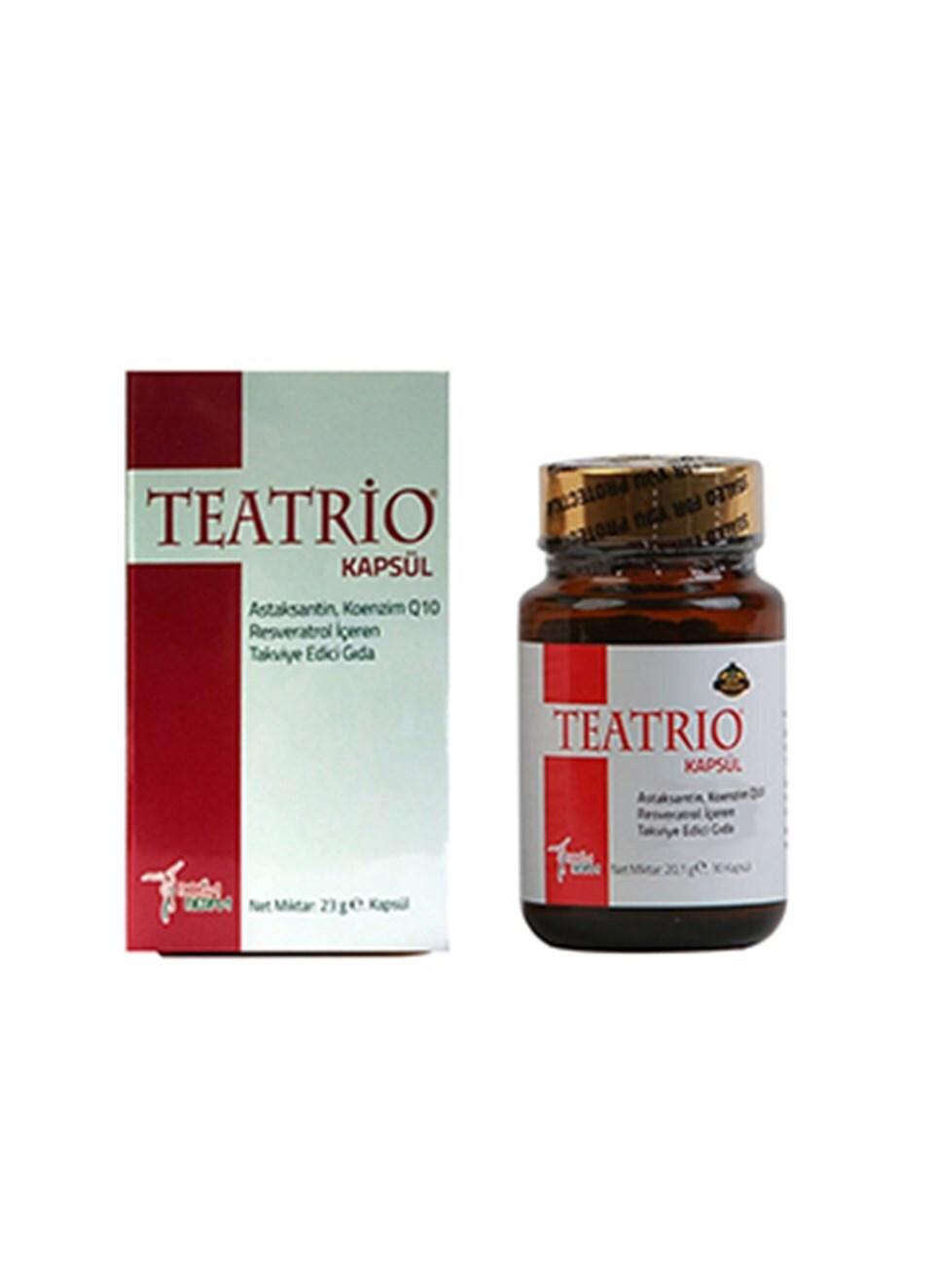 Teatrio Antioxidant - Coenzyme Q10, Astaxanthin, Resveratrol for Adults - 30 Capsules