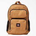 Dickies Double Pocket Backpack - Brown Duck by Skates USA