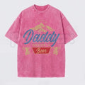 Daddy Needs A Beer T-Shirt – Funny Father's Day Vintage Washed Tee, Retro Lightweight Cotton Men's Graphic Top, Humorous Bar Streetwear