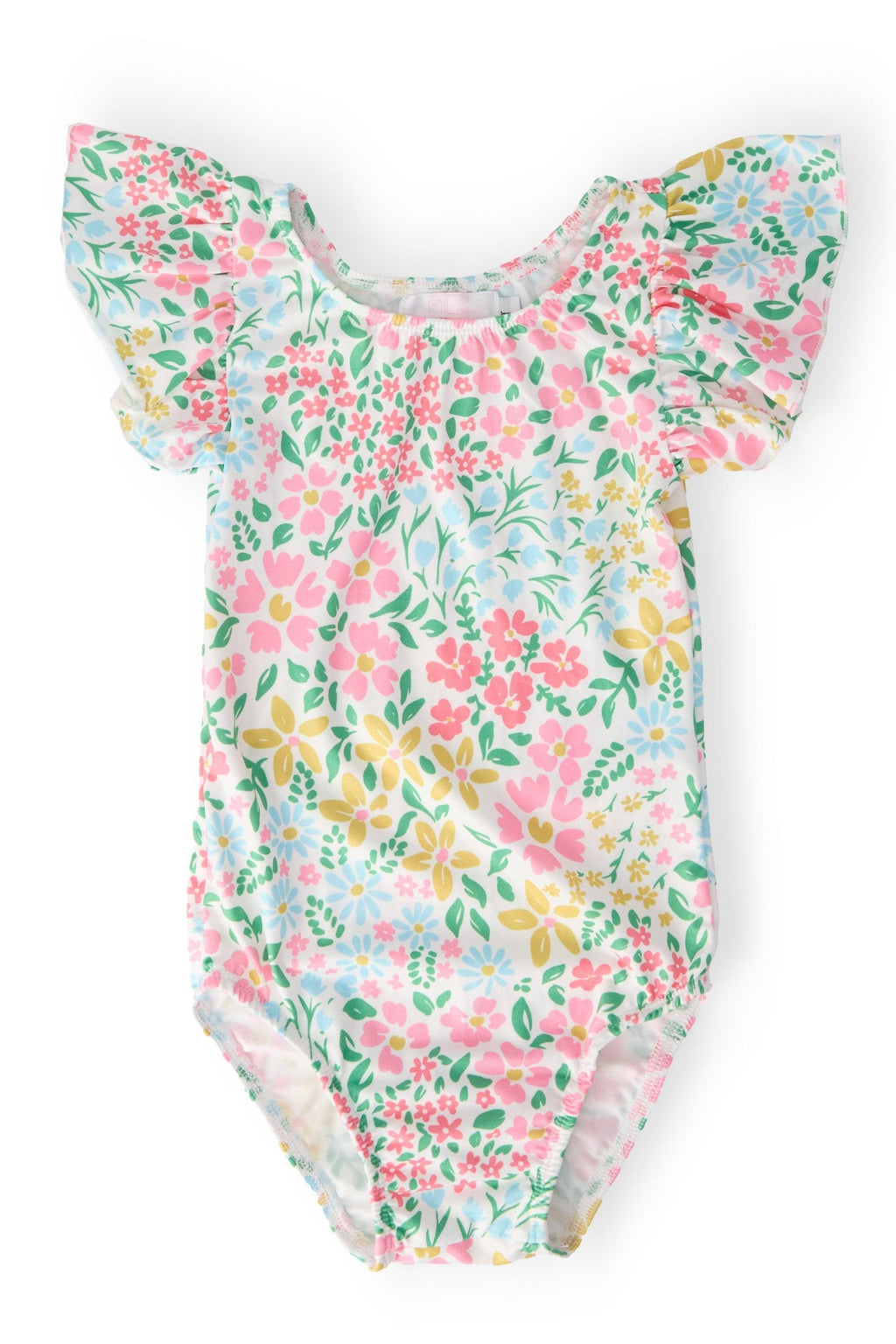 Mila & Rose ® Daffodils S/S Flutter Sleeve Leotard — main product shot