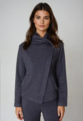 Buki Dakota Hoodie Sweatshirt Jacket - Charcoal — main product shot