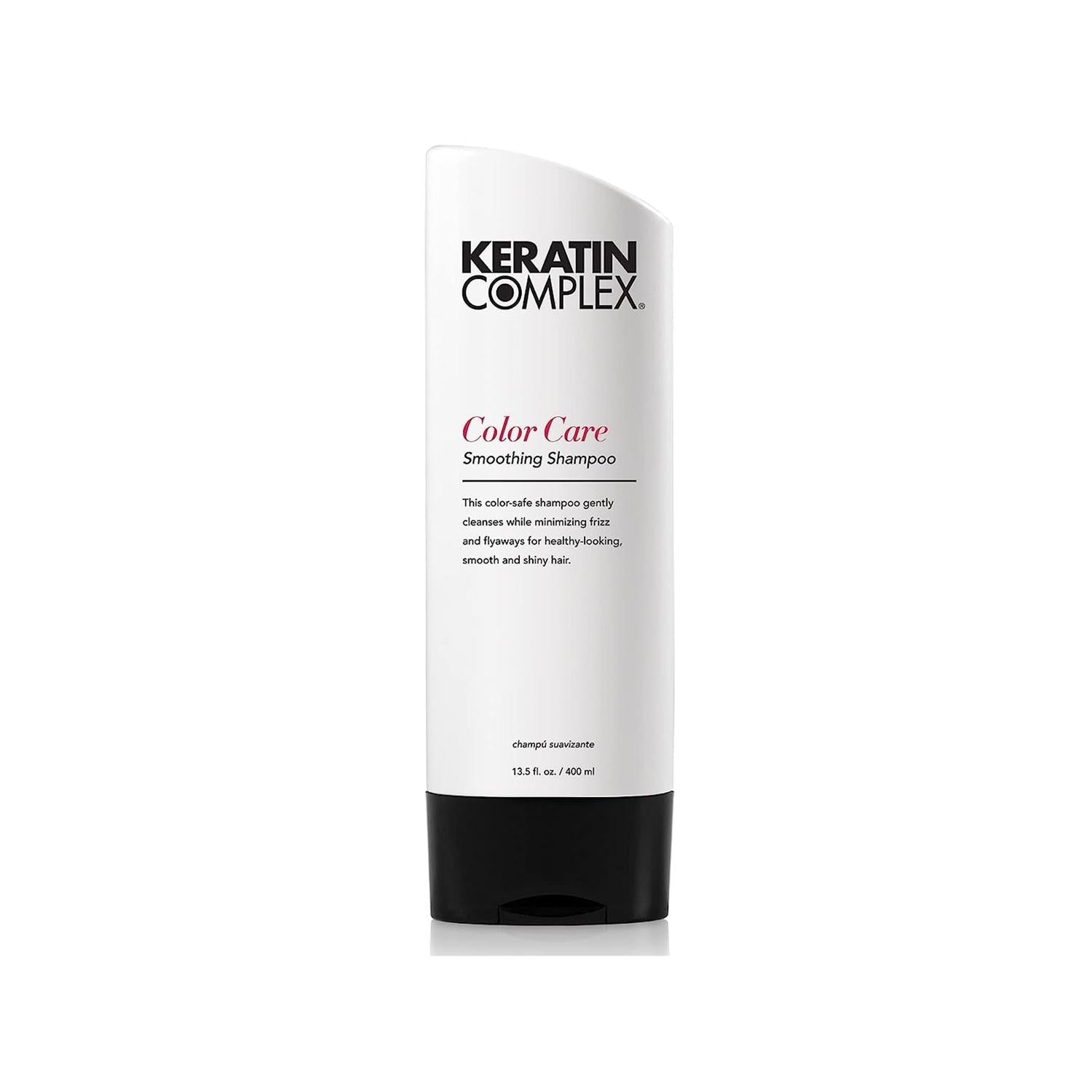 Keratin Complex Color Care Shampoo for Colored Hair - 400ml, Nourishing, Smoothing, and Color Protecting