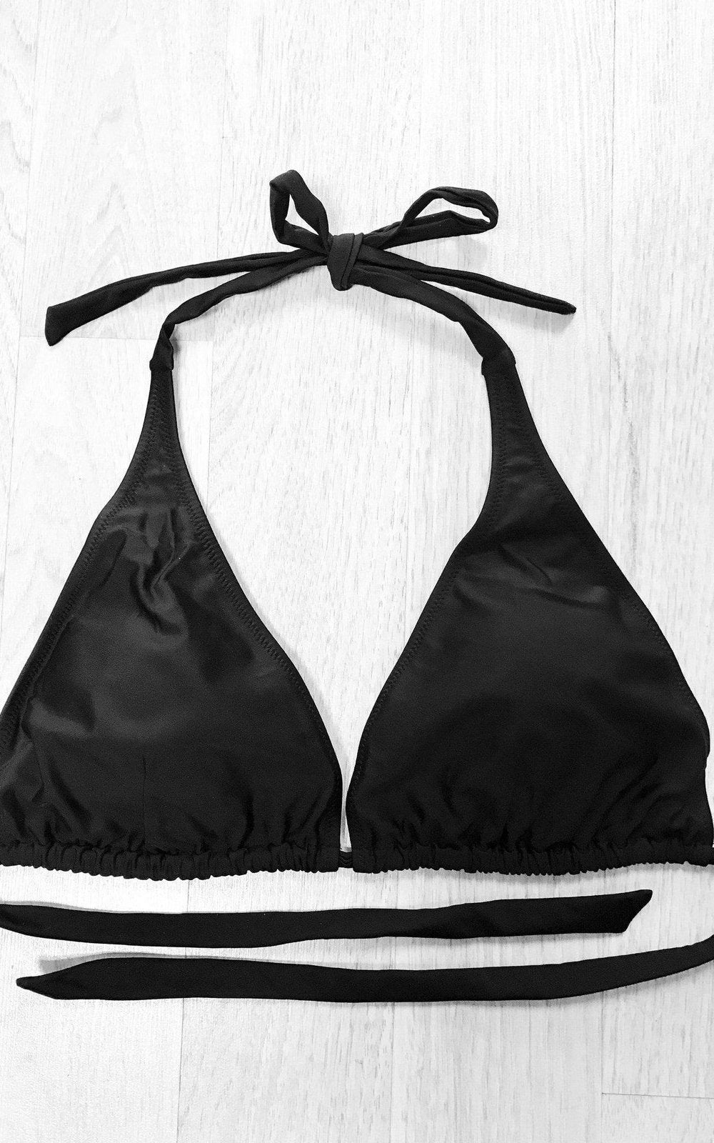 Forever Young Swimwear Forever Young Swimwear Dana Point XL Halter Bikini Top — construction detail