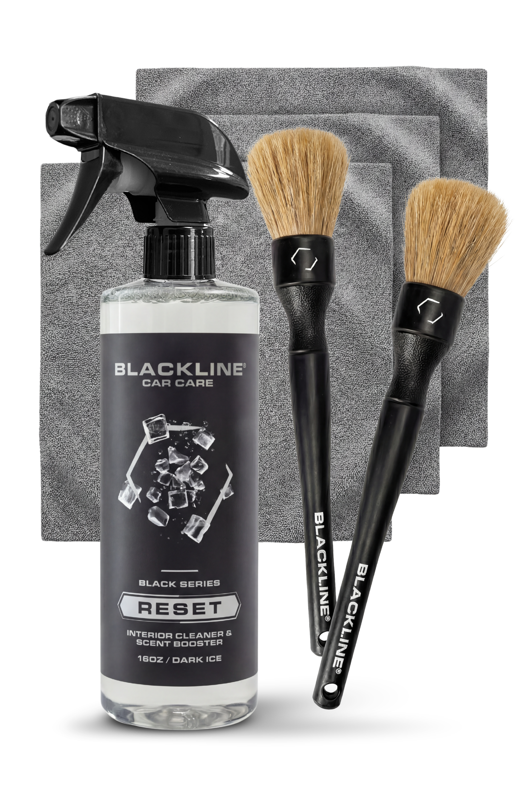 BLACKLINE® BOAR'S HAIR BRUSH SET – Blackline Car Care, view 8
