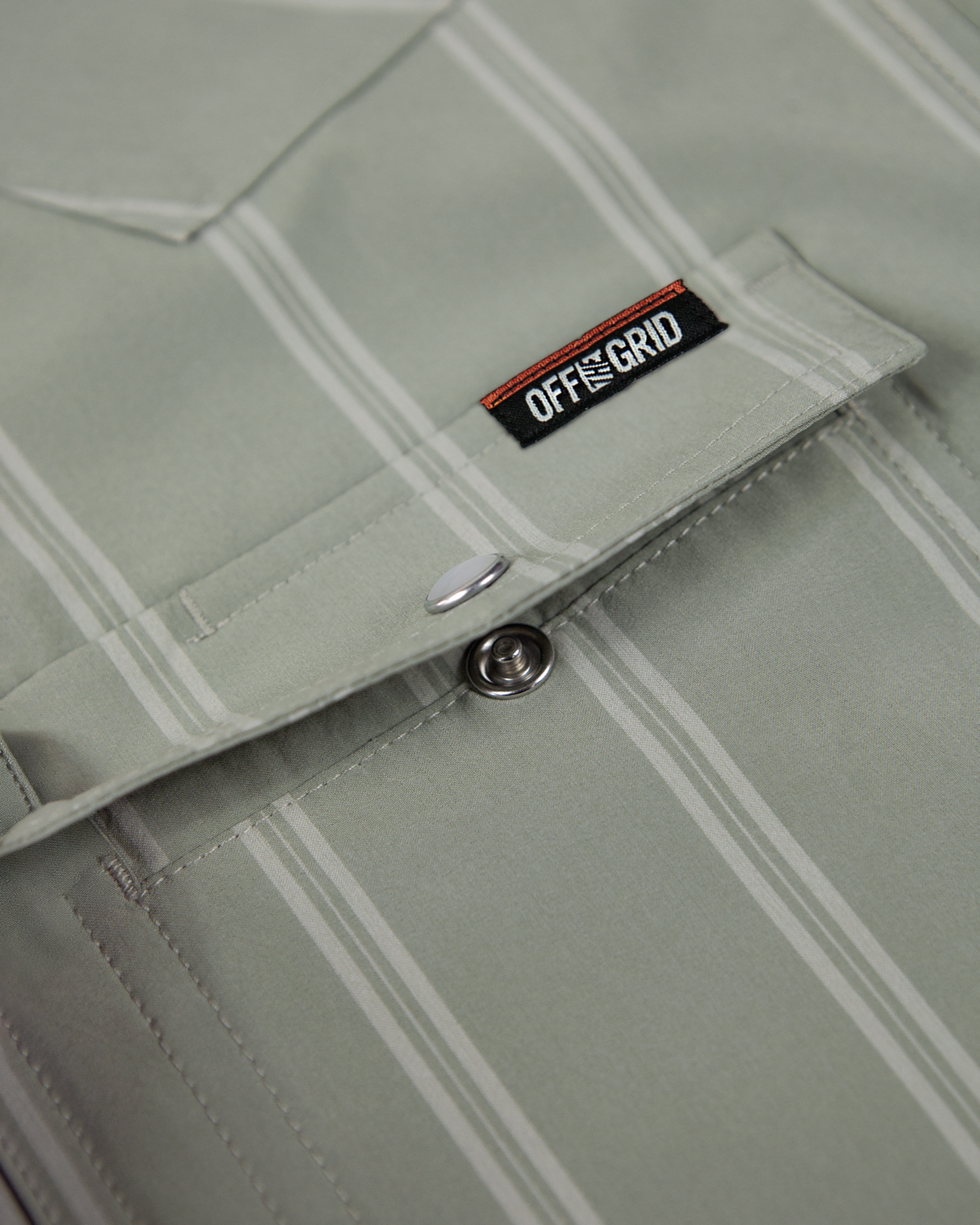 Off The Grid Surplus Daryll SS Shirt - Sage Green — back view