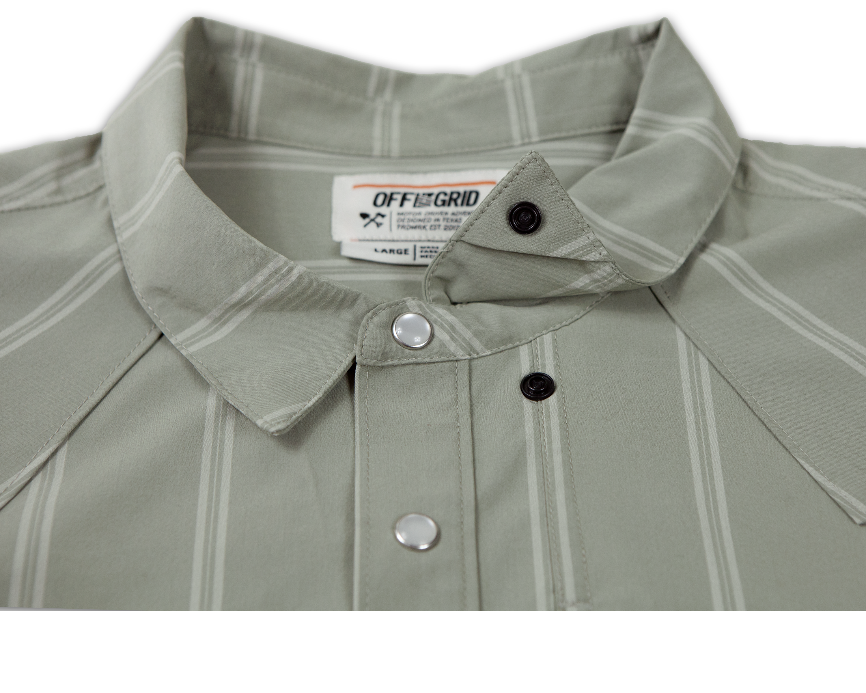 Off The Grid Surplus Daryll SS Shirt - Sage Green — alternative angle