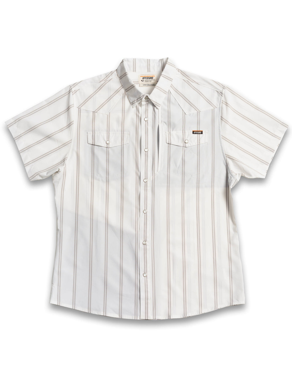 Off The Grid Surplus Daryll SS Shirt - White — main product shot