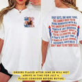 Dazed and Confused Ginny Stroud 4th of July T-Shirt – Two-Sided Retro 70s Cult Film Unisex Graphic Tee