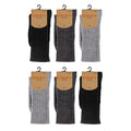 Ozzy Women's Woolen Sleep Socks - 6 Pairs, Warm, Cozy, Comfortable, Multiple Colors
