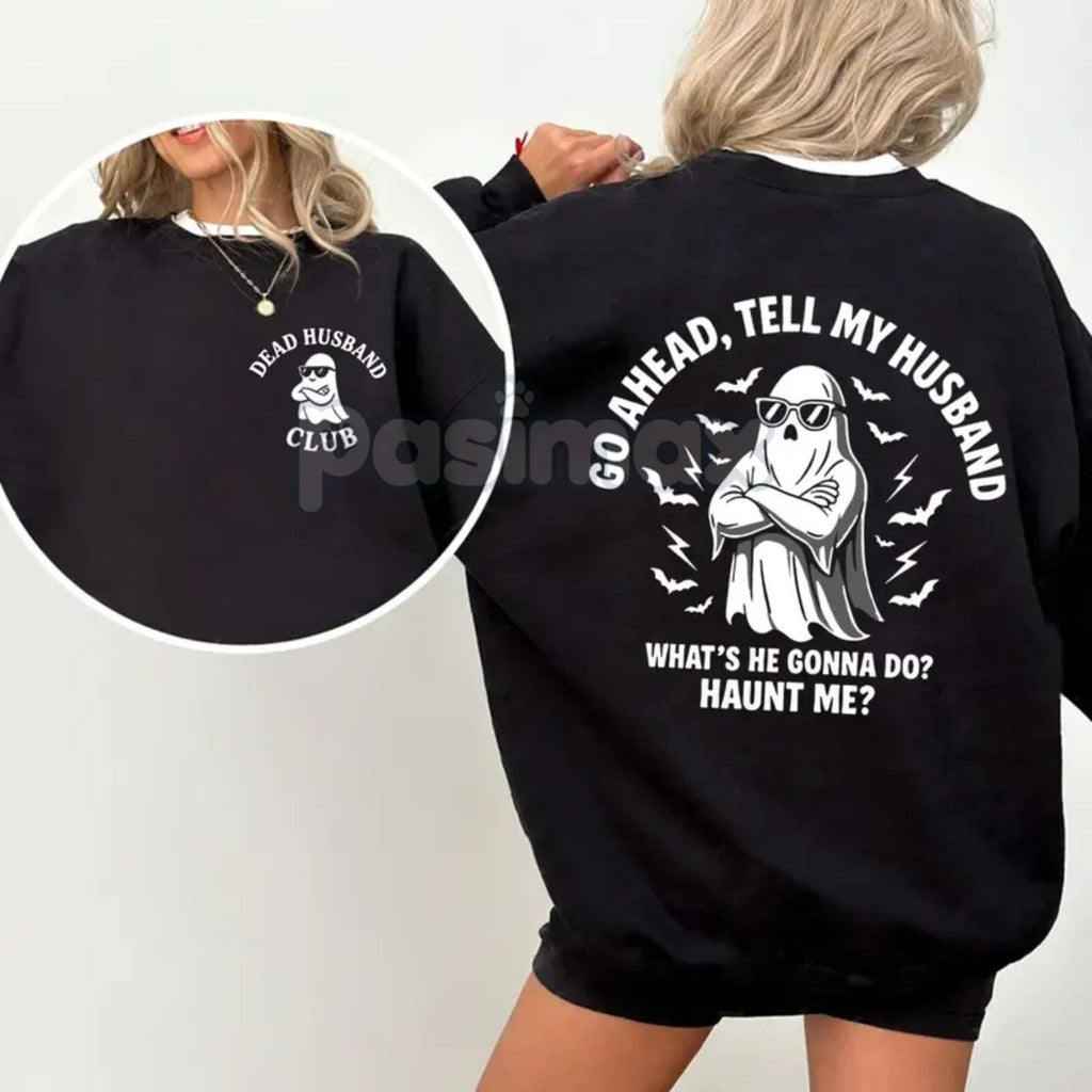 Pasimax Dead Husband Club Sweatshirt — main product shot