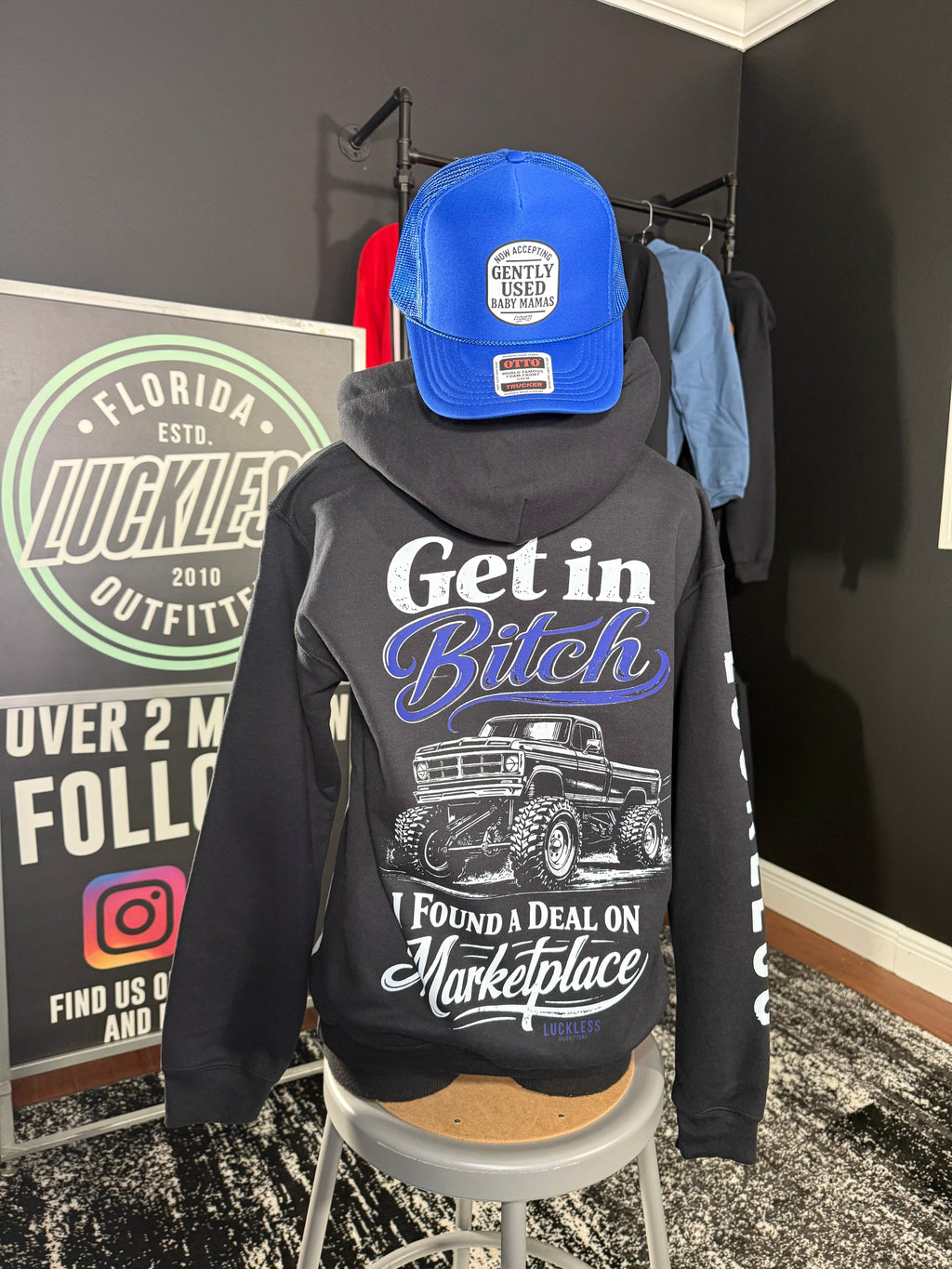Luckless Outfitters Deal On Marketplace Hoodie — alternative angle