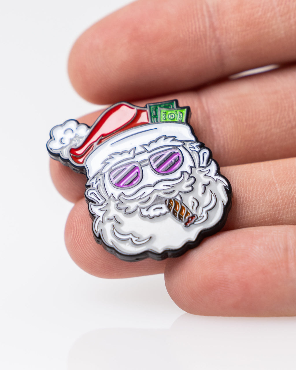 Santa the Degenerate Ball Marker – Pins and Aces, view 10