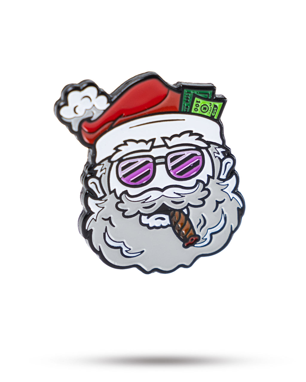 Santa the Degenerate Ball Marker – Pins and Aces