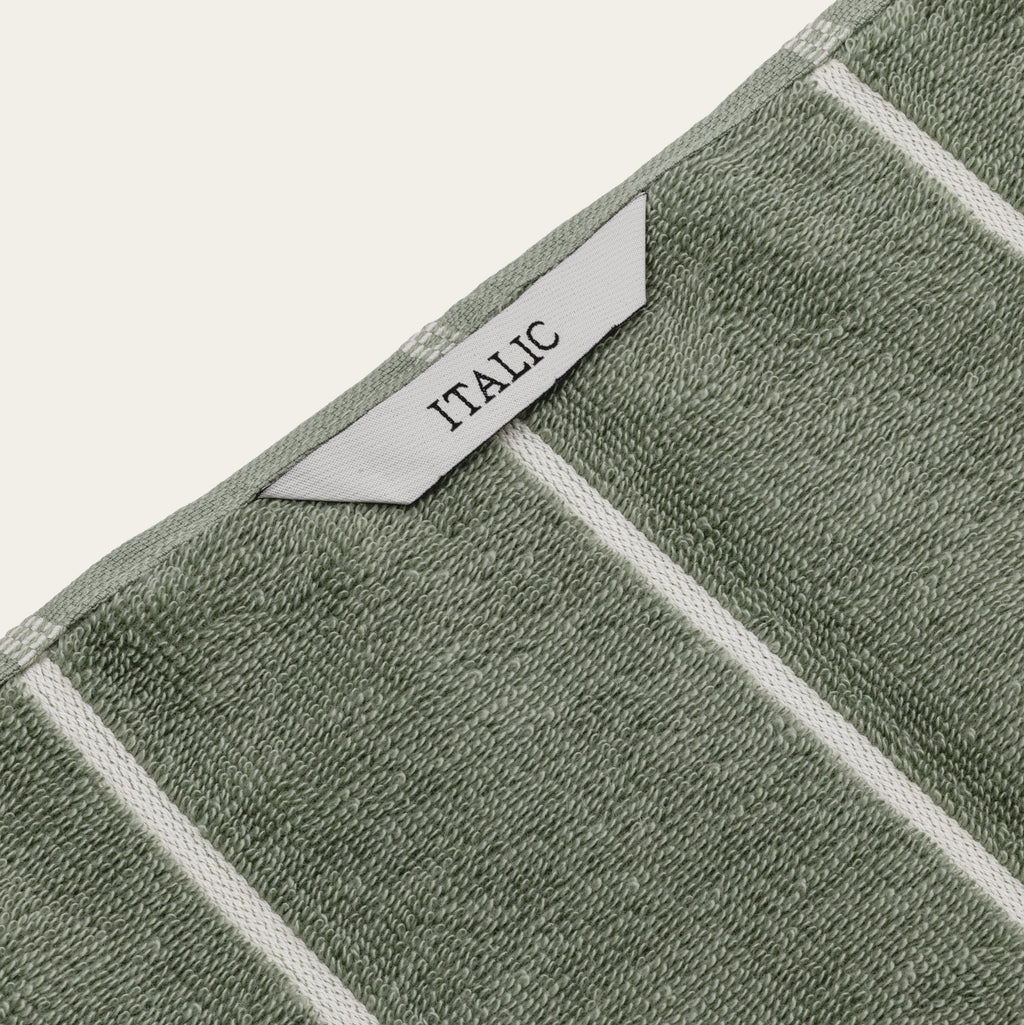 Italic Deia Towels — in-use photo