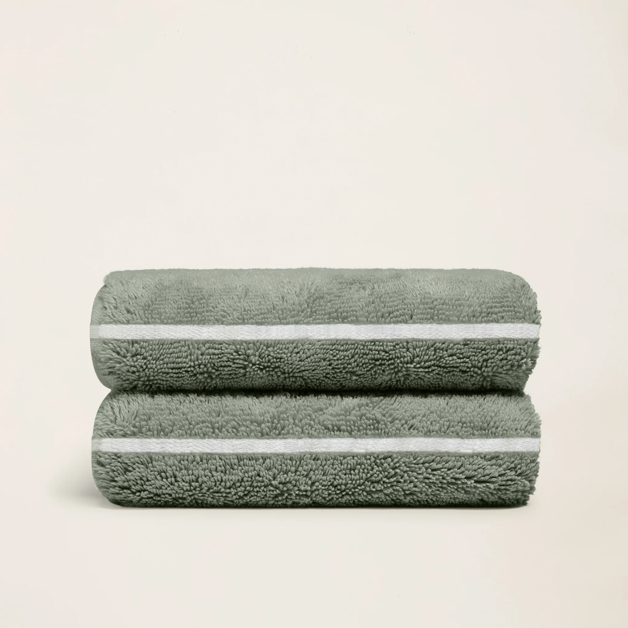 Italic Deia Towels — flat-lay composition