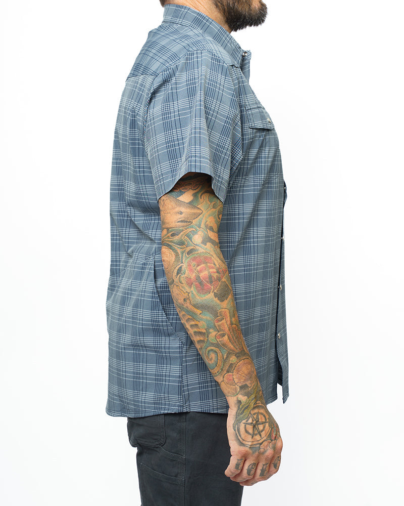 Off The Grid Surplus Deke SS Shirt - Dusty Royal — alternative angle