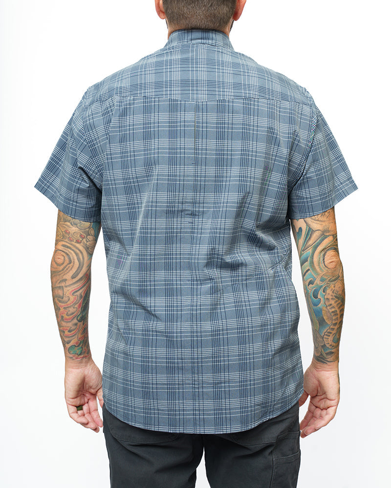 Off The Grid Surplus Deke SS Shirt - Dusty Royal — back view