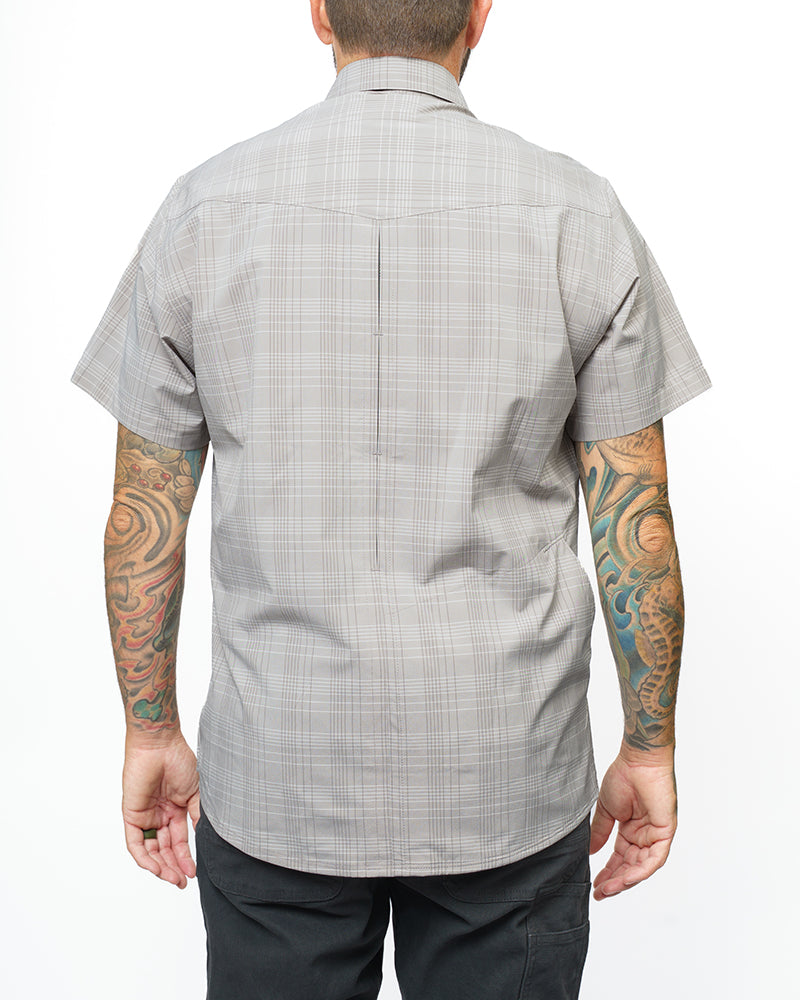 Off The Grid Surplus Deke SS Shirt - Storm Grey — back view