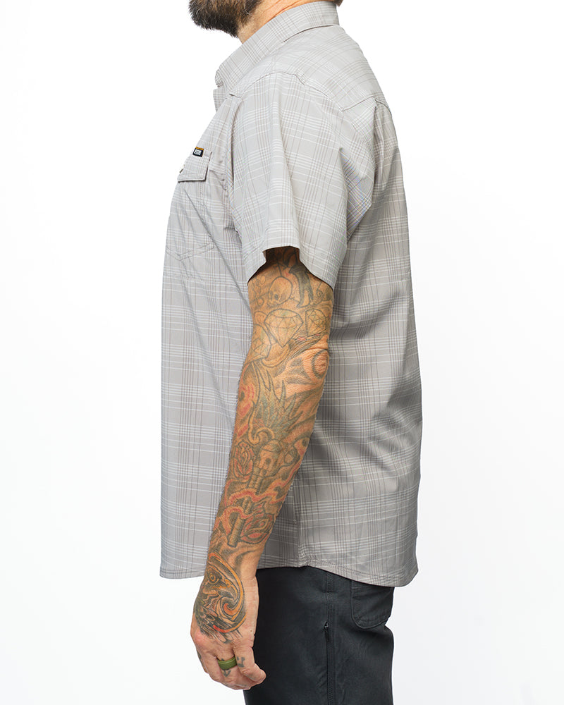 Off The Grid Surplus Deke SS Shirt - Storm Grey — side view