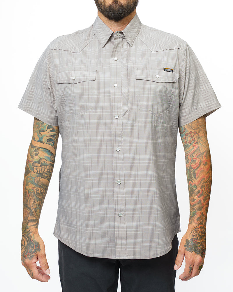 Off The Grid Surplus Deke SS Shirt - Storm Grey — lifestyle context