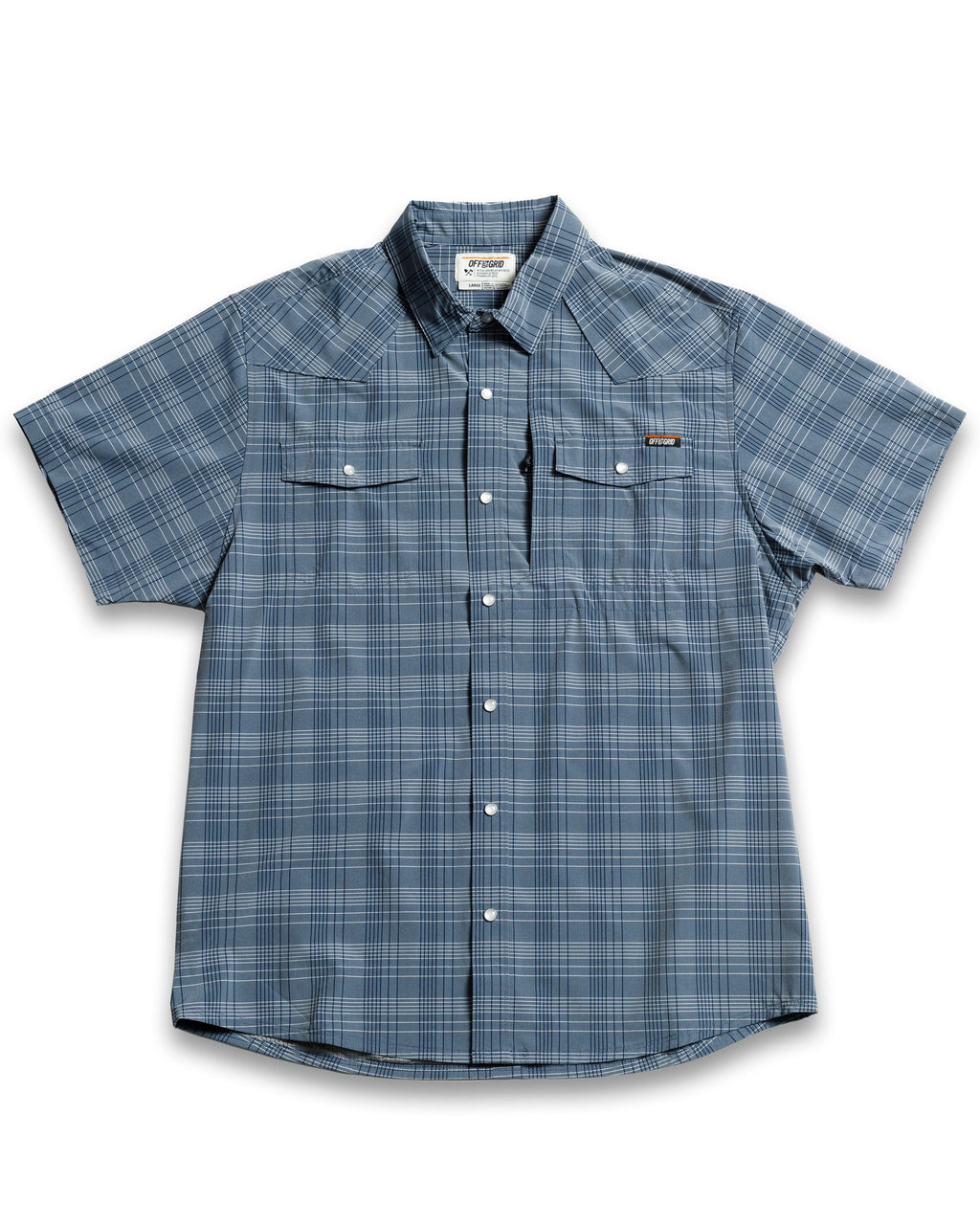 Off The Grid Surplus Deke SS Shirt - Dusty Royal — main product shot