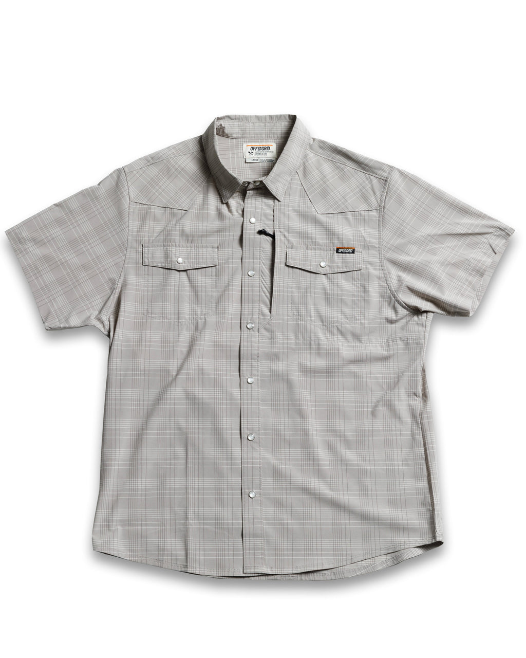 Off The Grid Surplus Deke SS Shirt - Storm Grey — main product shot