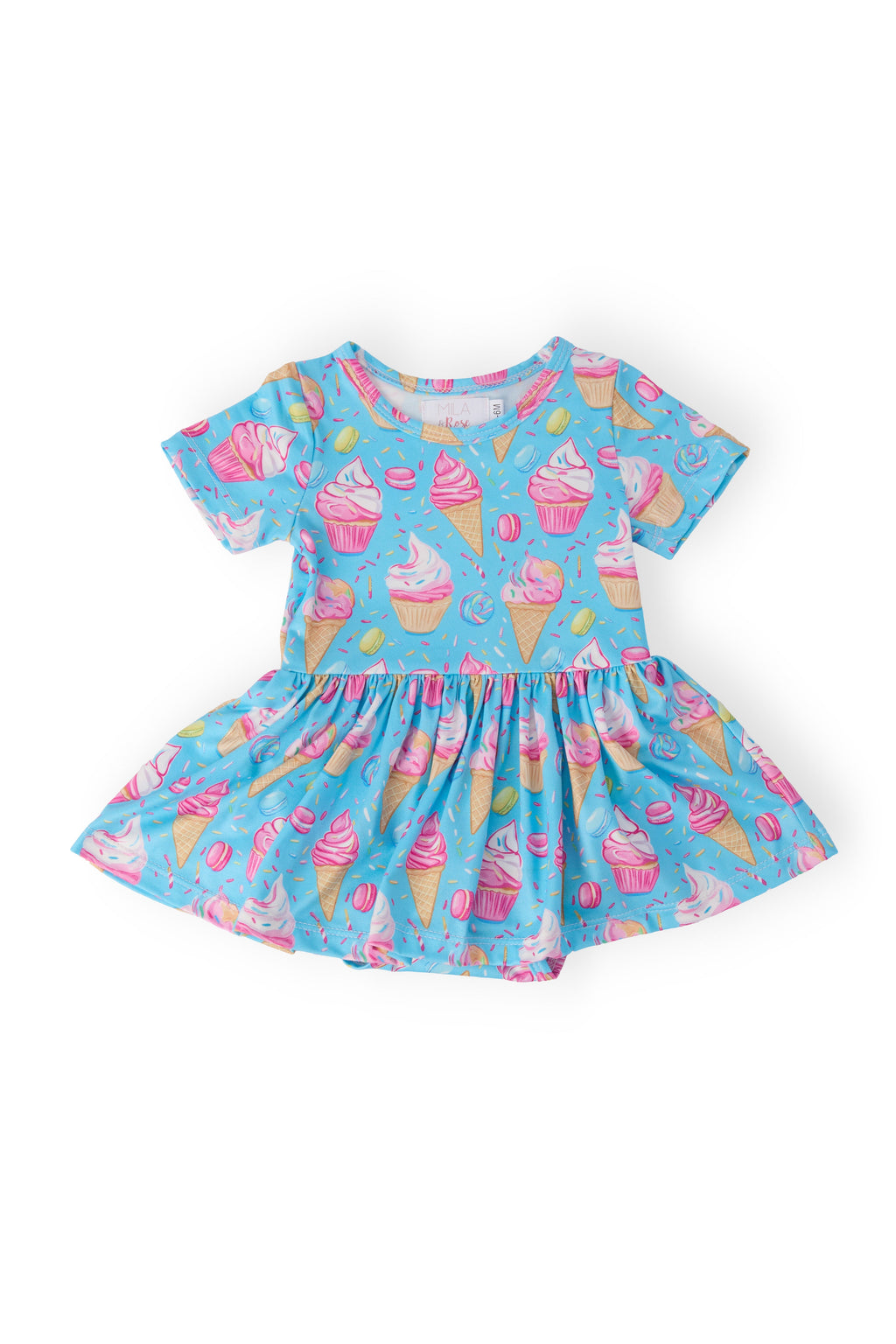 Mila & Rose ® Delightful Desserts S/S Twirl Bodysuit — main product shot
