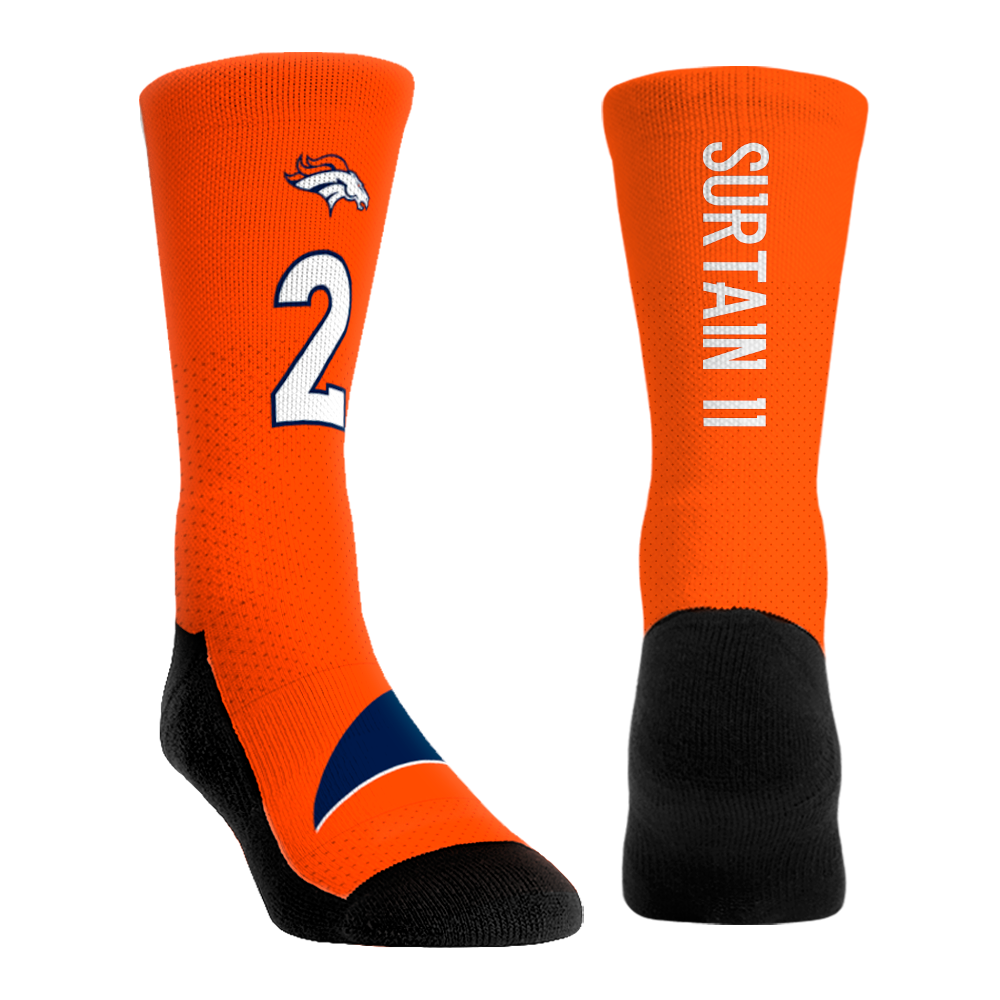 Rock 'Em Socks Patrick Surtain II - Denver Broncos  - Jersey (Orange) — main product shot