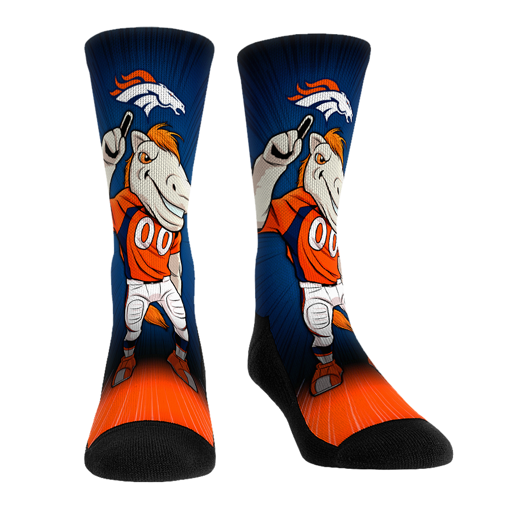 Rock 'Em Socks Rock 'Em Socks Denver Broncos - Mascot Pump Up! — main product shot