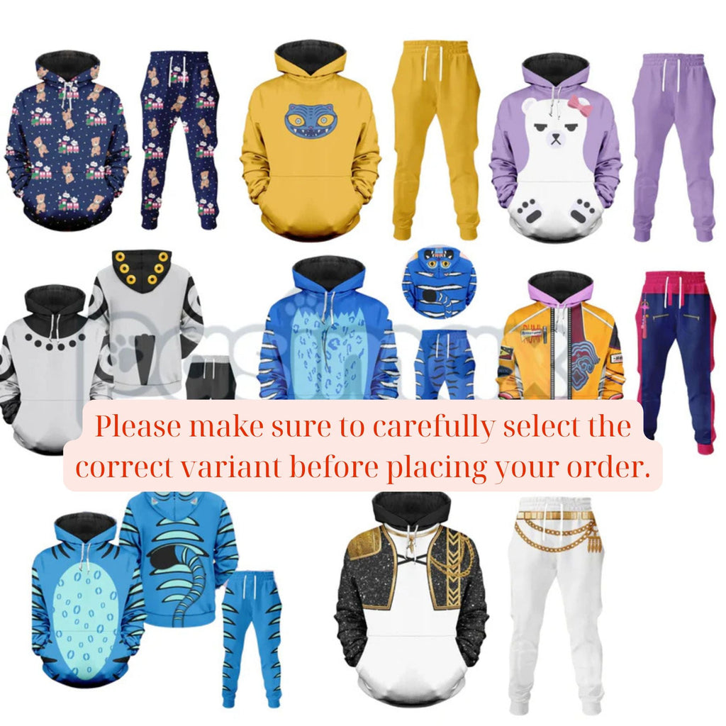 Pasimax Derpy Tiger K-pop Demon Hunter Hoodie & Joggers Set — main product shot