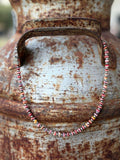 Wild Junkie Sterling Silver Desert Sunset Shell Heishi Bead Necklace — main product shot