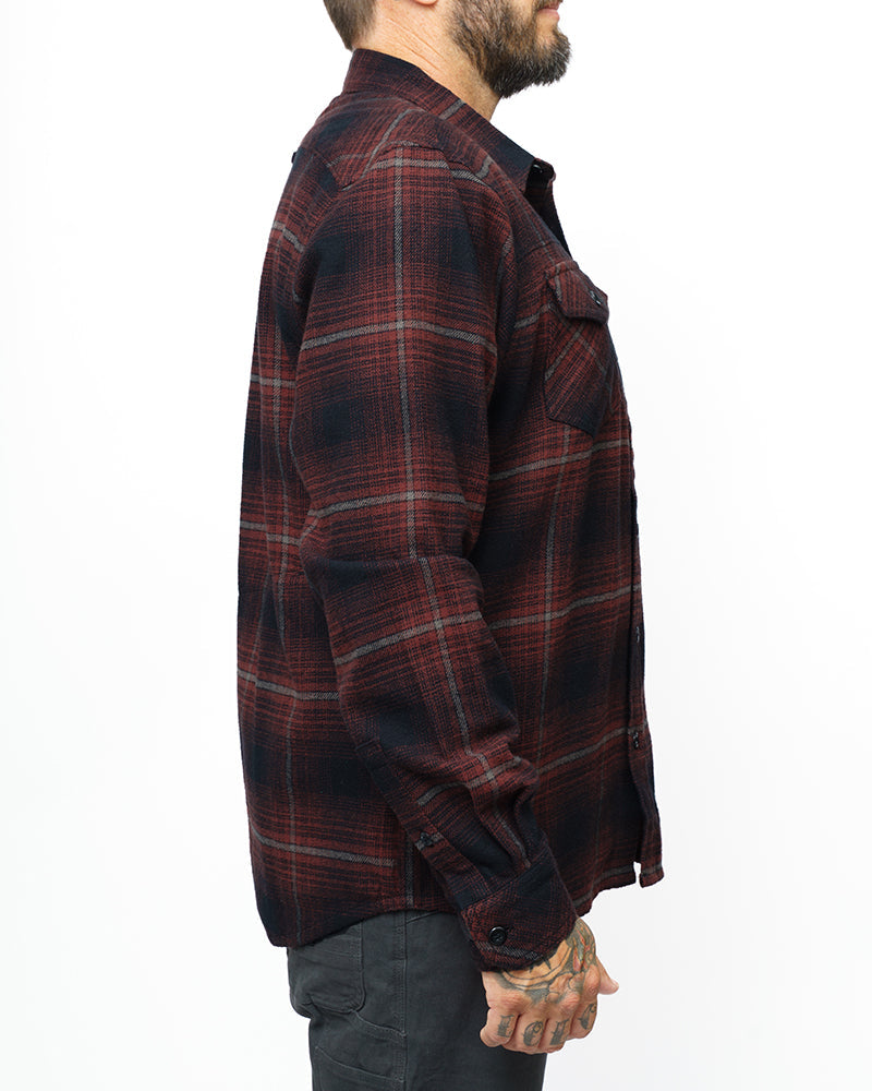 Off The Grid Surplus Destroyer Flannel - Black — alternative angle
