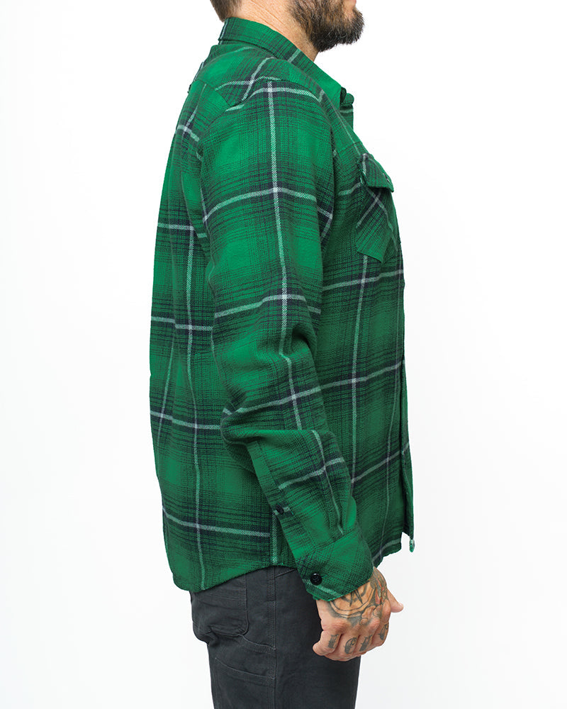 Off The Grid Surplus Destroyer Flannel - Fairway — alternative angle