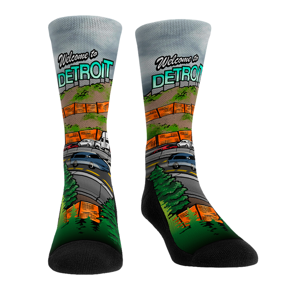Rock 'Em Socks Rock 'Em Socks Detroit Sign — main product shot