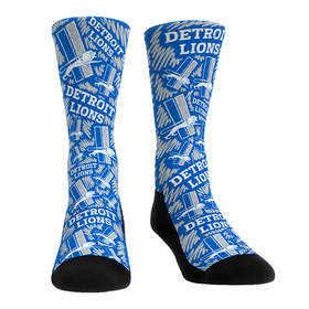 Rock 'Em Socks Detroit Lions - Throwback Logo Sketch