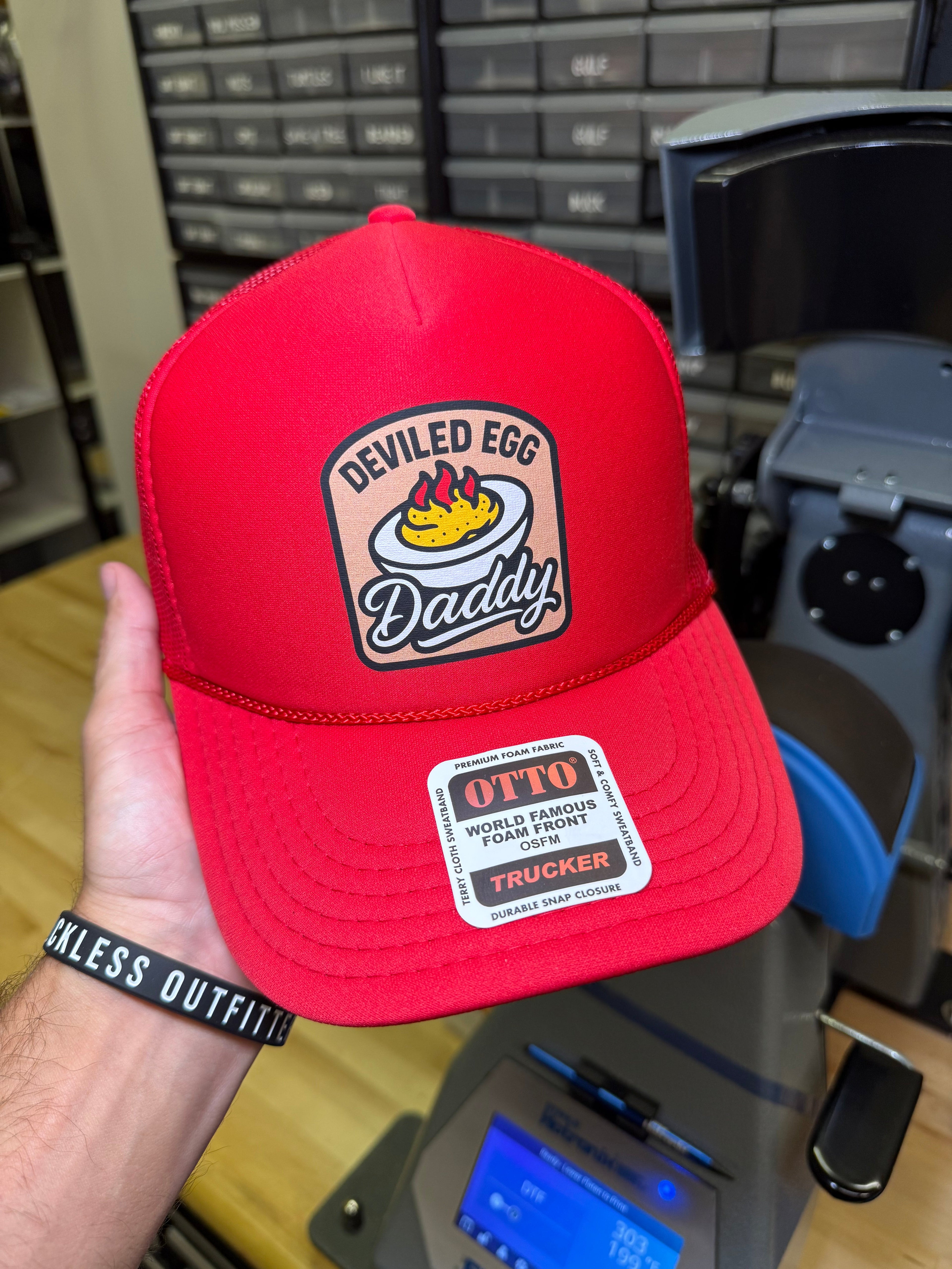 Luckless Outfitters Deviled Egg Daddy Hat — side view