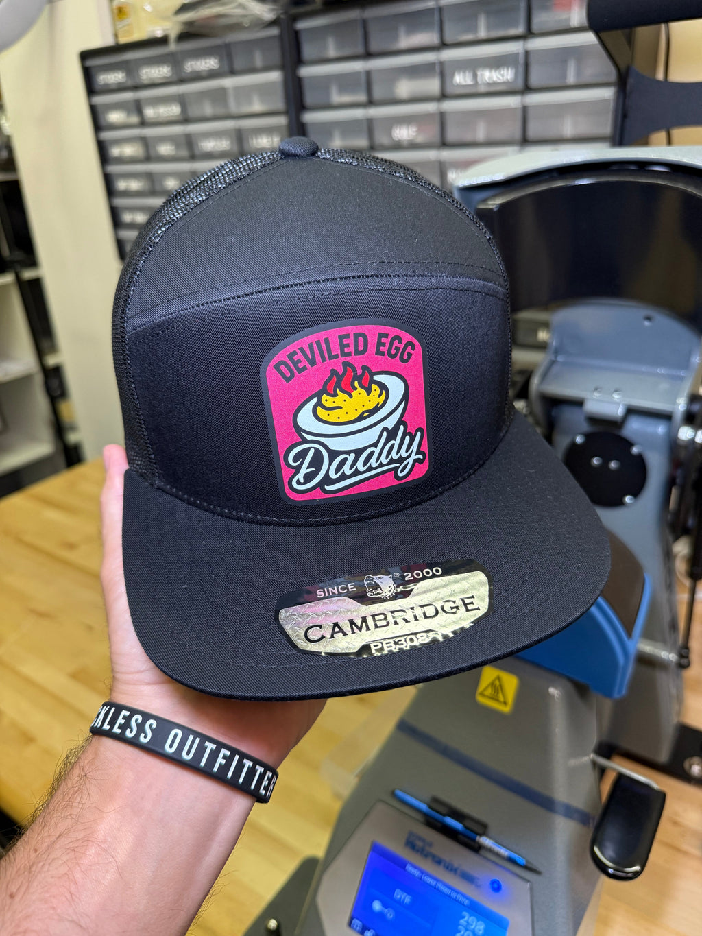 Luckless Outfitters Deviled Egg Daddy Hat — alternative angle