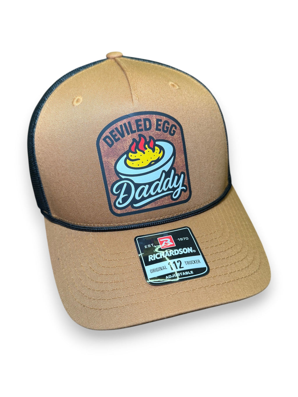 Luckless Outfitters Deviled Egg Daddy Hat — detail close-up
