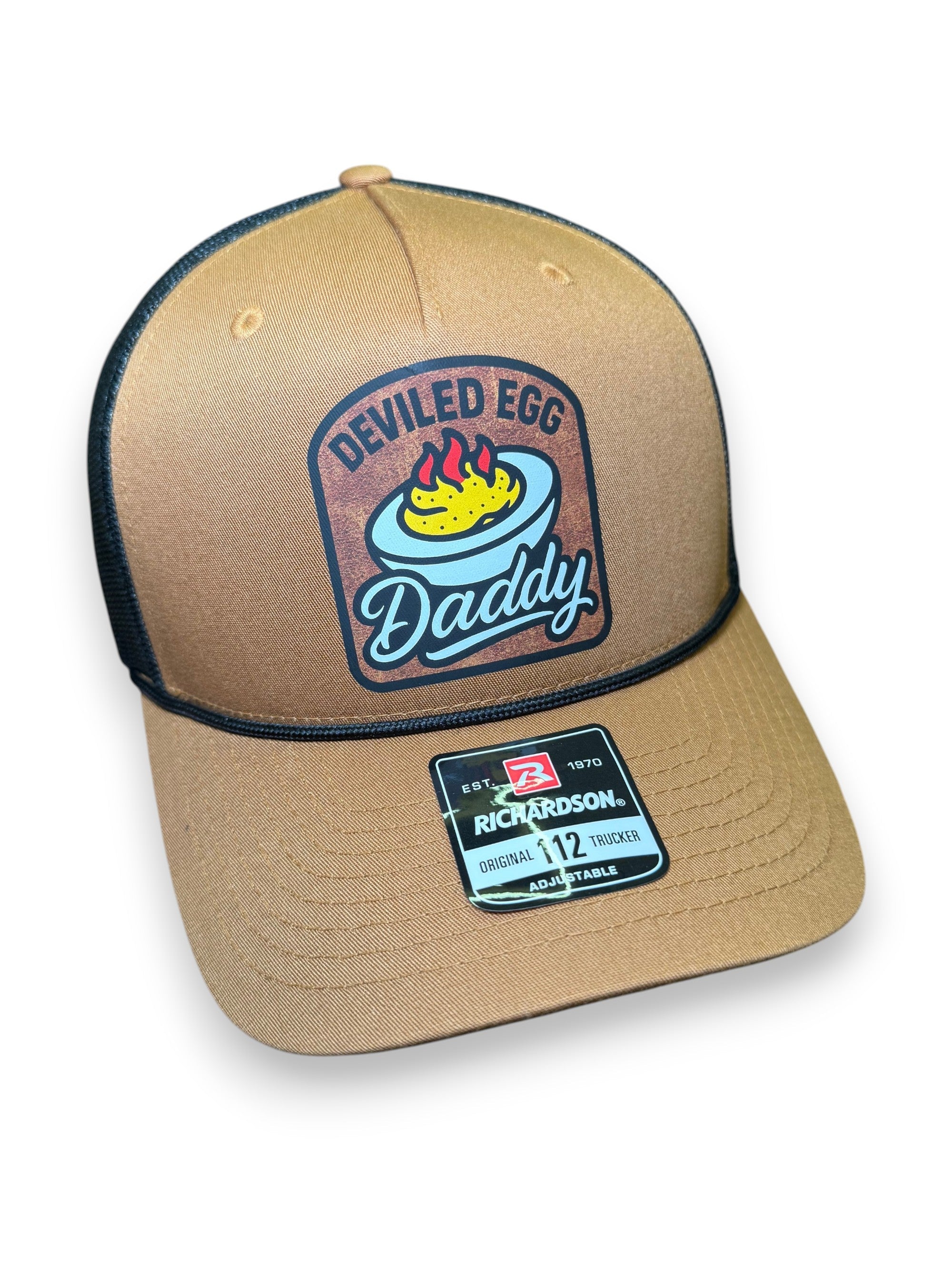 Luckless Outfitters Deviled Egg Daddy Hat — detail close-up