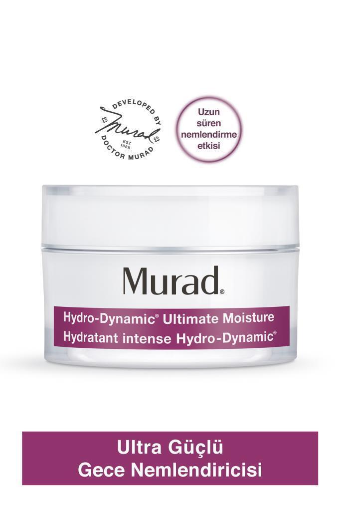 Murad Hydro-Dynamic Ultimate Night Cream - 50ml Travel Size, Intense Hydration & Anti-Aging Benefits