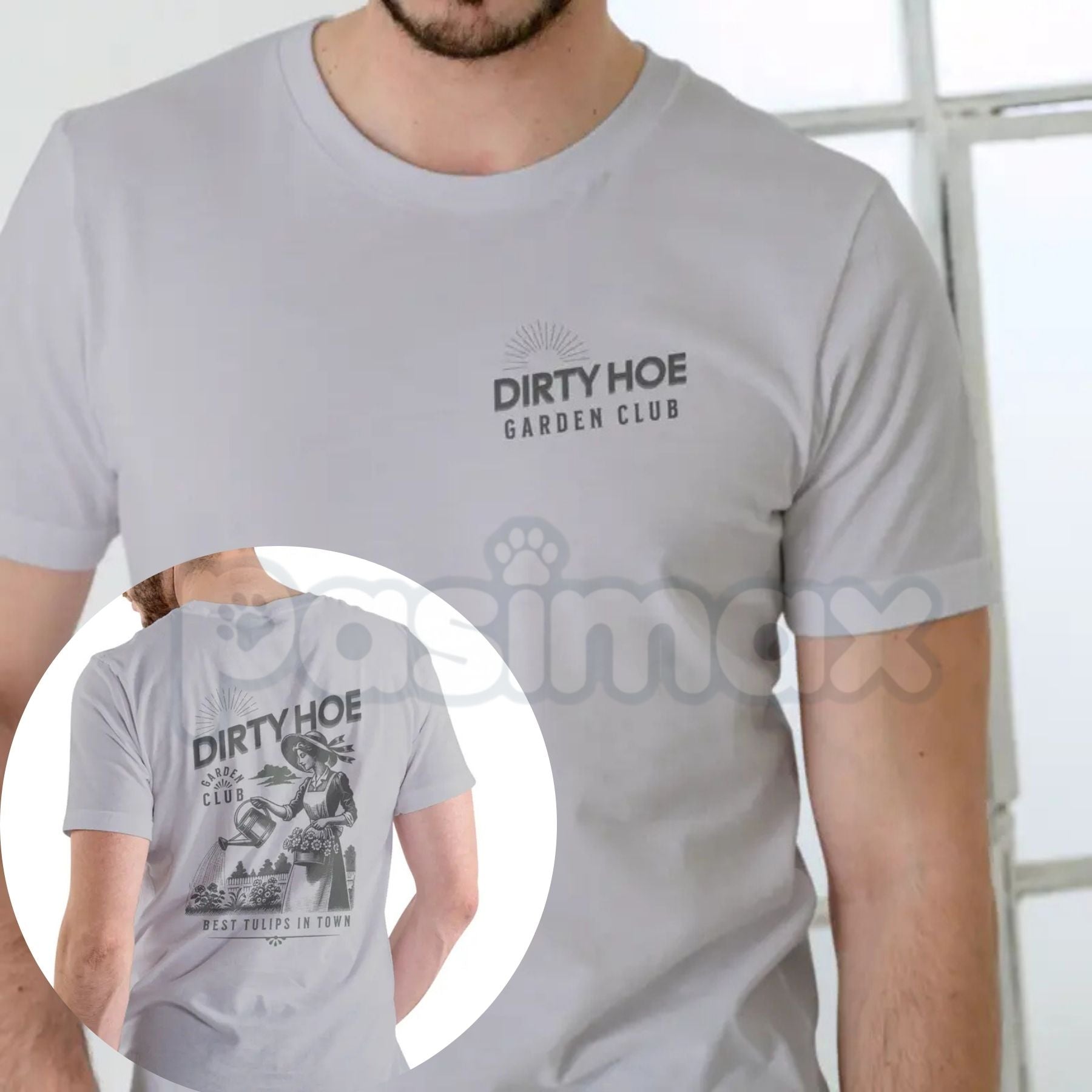"Dirty Hoe Garden Club" T-Shirt – Funny Innuendo Gardening Graphic Tee
