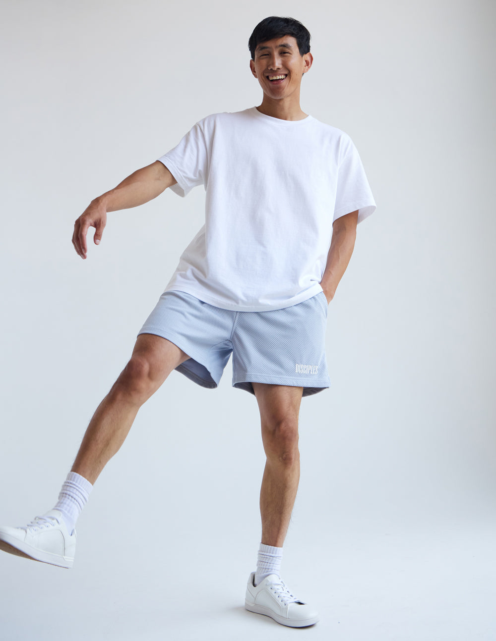 Elevated Faith Disciples Unisex Mesh Short — main product shot