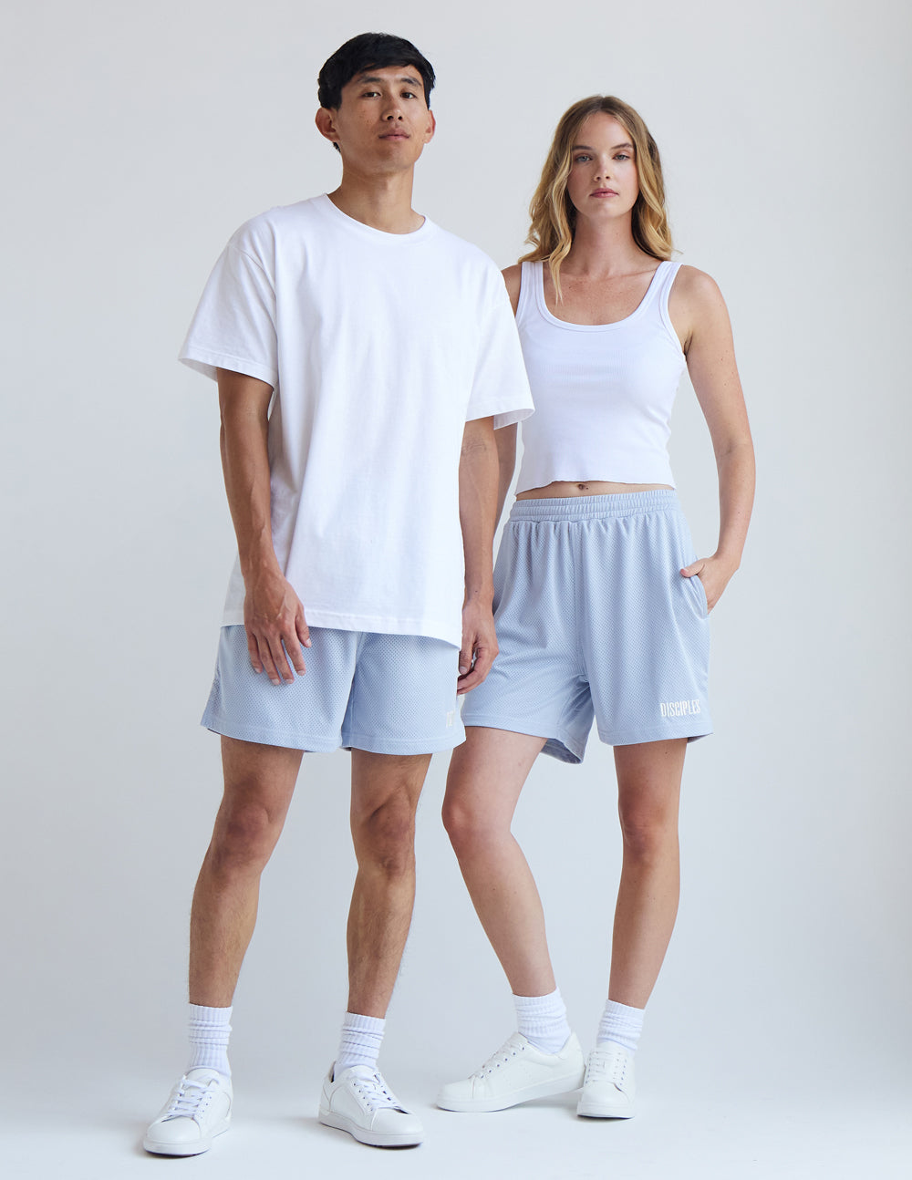 Elevated Faith Disciples Unisex Mesh Short — lifestyle context
